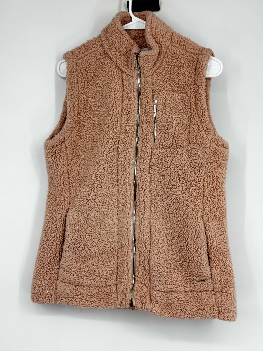 Women’s Calvin Klein Performance Size Small Pink Faux Sherpa Fleece Vest